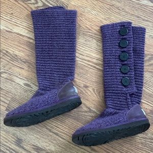 Knit UGG boots